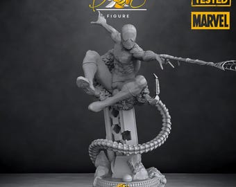Spiderman Statue STL File – High Quality 3D Printing, Marvel Diorama (Digital Download)
