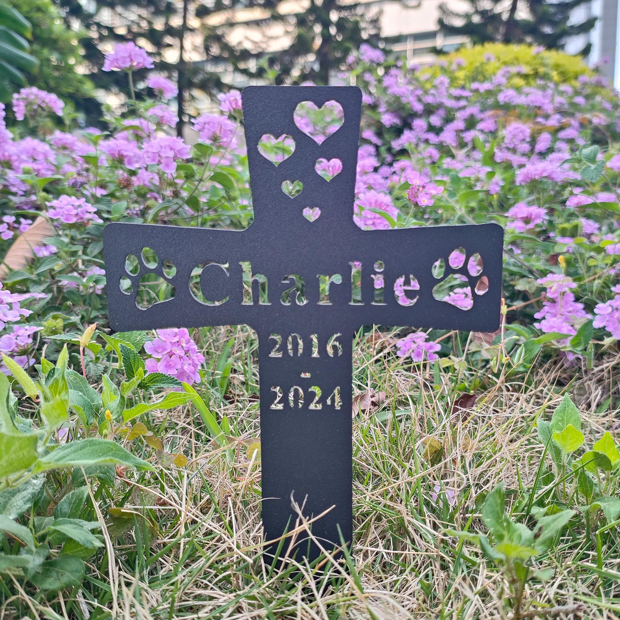 カスタムメタルペットメモリアルガーデンステーク、パーソナライズされ