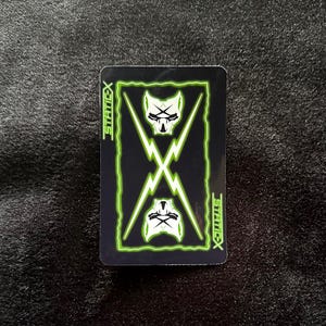 Static-X inspirierter Aufkleber für Heavy Metal Musikfans