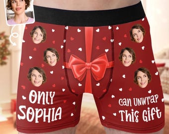 Custom Mens Underwear Face Photo Personalized Boxer Briefs - Temu Australia