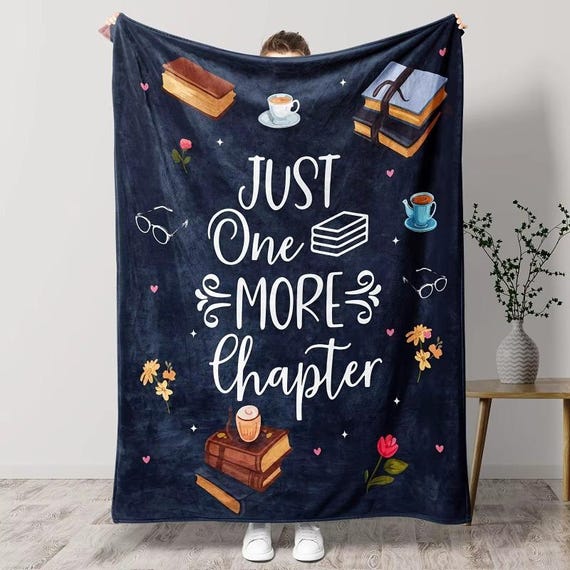Book Lover Blanket Gift, Gift Blanket for Book Lovers Women Men, Book Club Gift for Book Lovers, Librarian Gift Blanket, Sofa Blanket