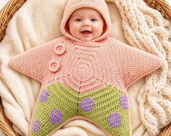 Copertina morbida e accogliente per neonati Snug Star Baby Star, ideale come regalo per il baby shower.