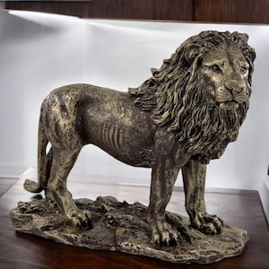 Löwen Statue/Figur 20cmx30cmx2800gr