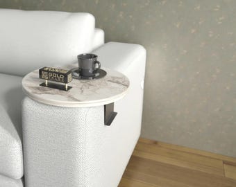 Adjustable Tray Side Table • Modern Sofa Decor