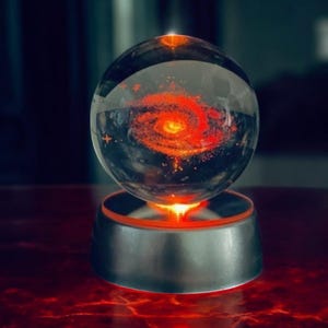 Milky Way Galaxy Luminous Glass Globe