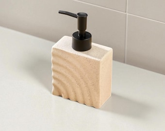 Modern Liquid Soap Dispenser – Refillable Bathroom & Kitchen Soap Pump, Minimalist Home Decor