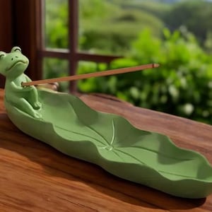 Frosch Modell Räuchergefäß / Geschenk