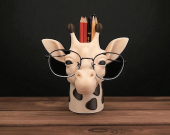 Giraffe Stiftehalter | Brillenständer Schreibtisch Organizer