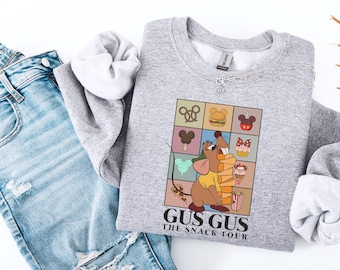Funny Gus Gus The Snack Tour Shirt,Cinderella Gus Gus Shirt,Looking Like A Snack Tee,Disney Family matching shirt,Vintage Cinderella Gus Gus