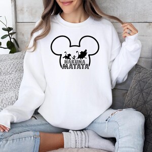 Hakuna Matata Sweatshirt, Hakuna Matata Sweater, Animal Kingdom Sweatshirt, Lion King Simba Timon Pumbaa Zazu Tee and Sweatshirt