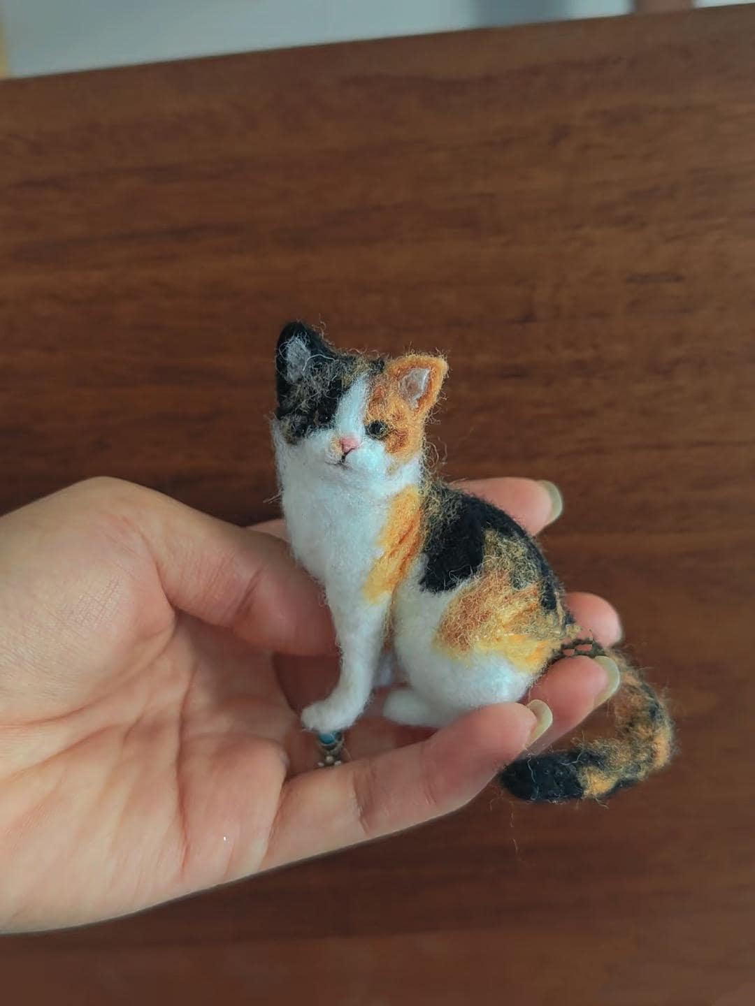 Filz Weihnachten Haustier / Puppe Katze / Christbaumschmuck / Geschenke / Weihnachten / Wollfilzpuppen