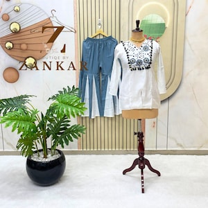 Premium Sharara suit for women PartyWear Suit 2pc Readymade Salwar Kameez Pakistani Dress Stylish Indian Wedding Reception Mirror Work Suit