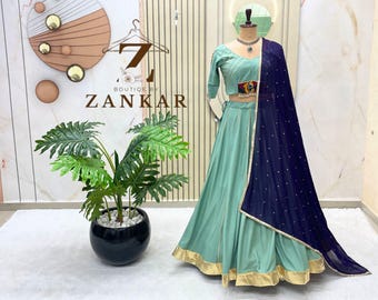 New Navratri Lehenga Choli Festival Wear Rayon Cotton lehenga choli Garba Dress Chaniya Choli Ghagra choli Ready to Wear lehenga Skirt