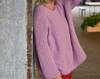 woodwoolstool breipatroon JULIA sweater (Engelse & Nederlandse versie)