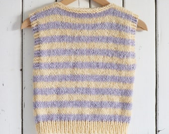 knitting pattern striped spencer ENGLISH and DUTCH VERSION