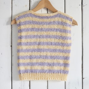 knitting pattern striped spencer - one piece (dutch and english version)