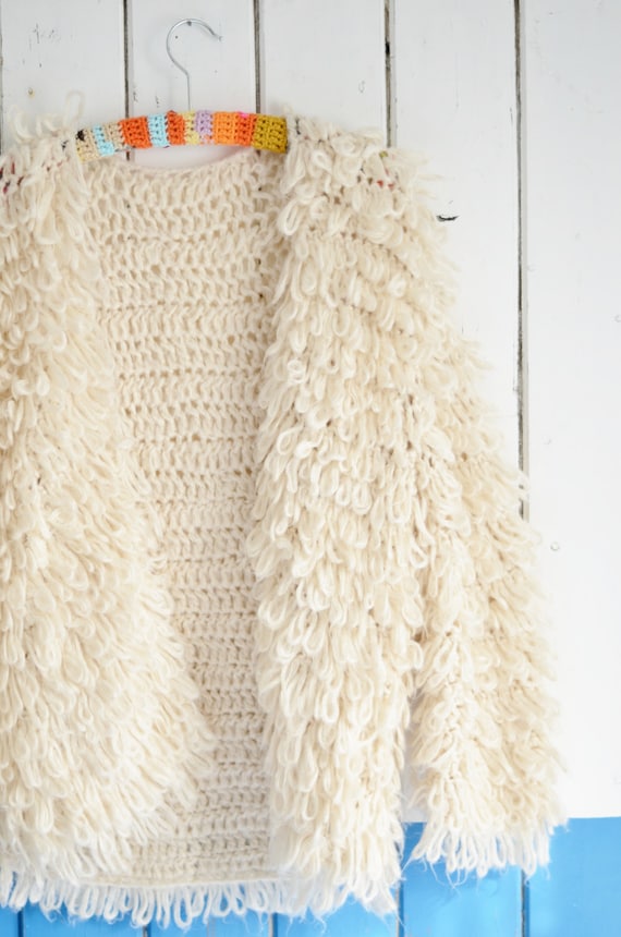 wooly cardigan