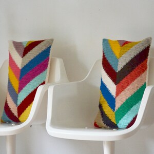 pattern woodwoolstool chevron pillow image 3