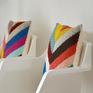 pattern woodwoolstool chevron pillow image 4