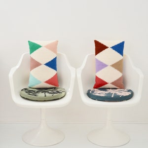 pattern woodwoolstool harlequin pillow (dutch & english version)