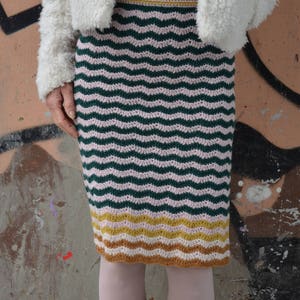 woodwoolstool striped midi pencil skirt pattern english and dutch version image 2