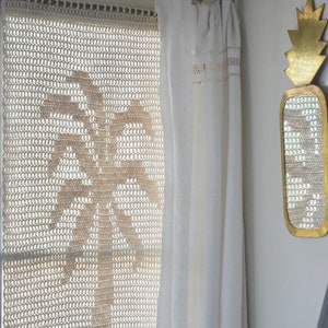 crochet pattern palmtree (filet crochet) Dutch and English version