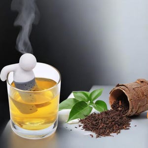 Uroczy silikonowy sitko do herbaty z kreskówek – kreatywny przenośny filtr do herbaty do kuchni