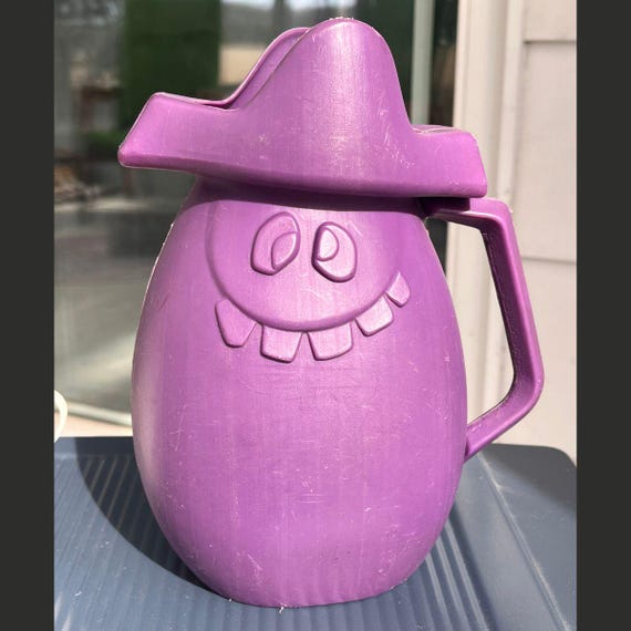 Vintage 70's Goofy Grape Unpainted Pillsbury Funny Face Drink