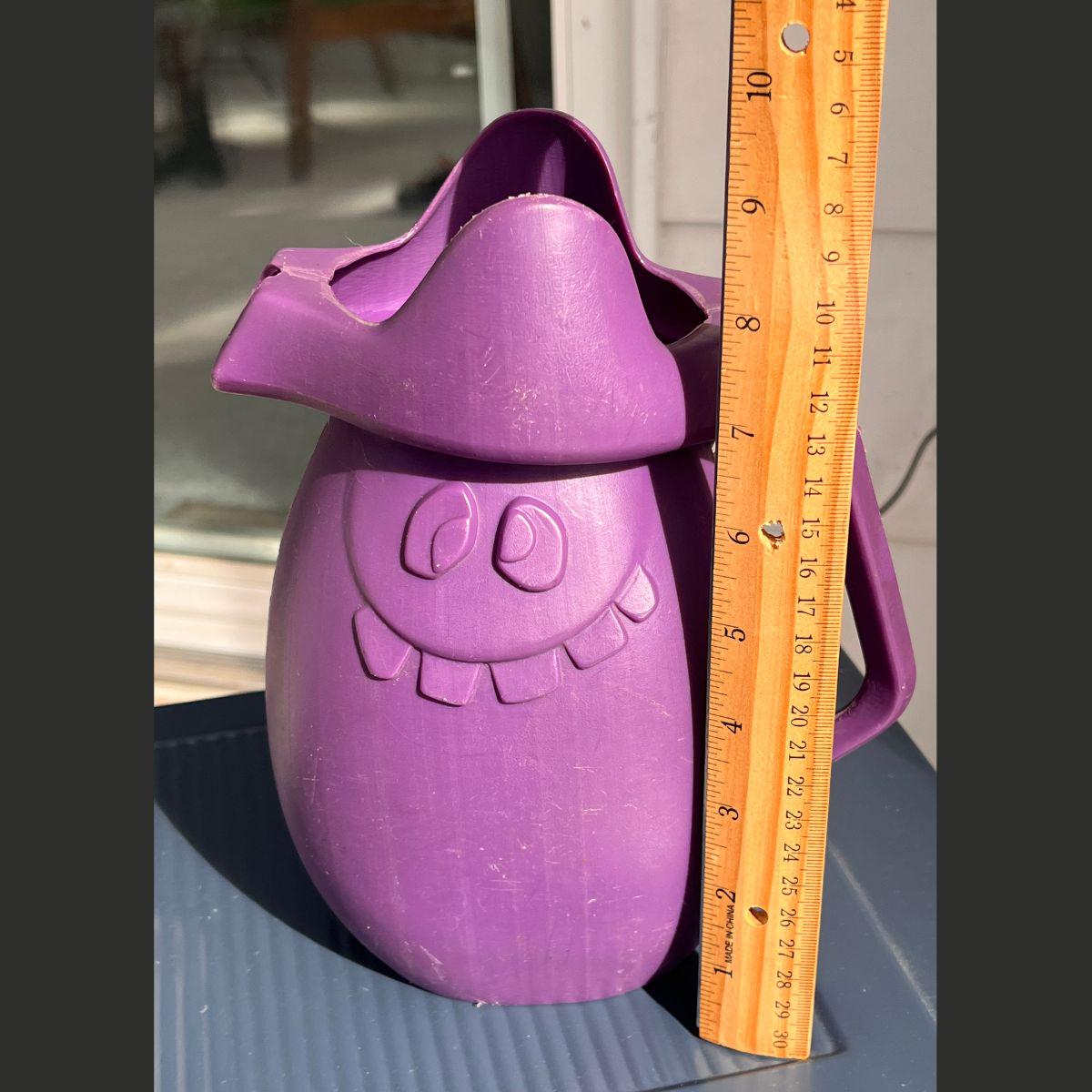 Vintage 70's Goofy Grape Unpainted Pillsbury Funny Face Drink