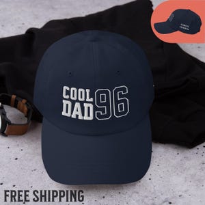 Custom Embroider Dad Hat, Personalized Dad Hat Gift, Customized Hat For Fathers Day Gift, Custom Baseball Cap For Dad, Vintage Baseball Hats