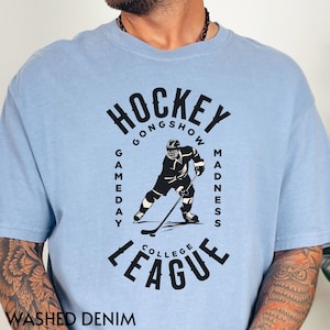 Hockey Game Day Shirt Gift, Hockey Dad Gift Tshirt, Vintage Hockey Shirt, Hockey Fan Tee Gift, Hockey Game Day Outfit, Hockey Lover T-shirt
