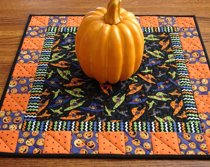 Quilted Halloween Table Topper or Wall Hanging Etsy