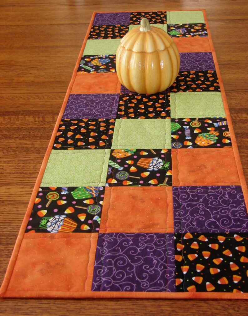 Halloween Table Runner Etsy