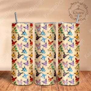 Chibi Cute Tumbler Evolution Tumbler Video Game Tumbler Anime Cup