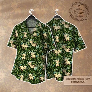 Leafeny Cute Hawaiian Shirt Shorts Video Game Gift