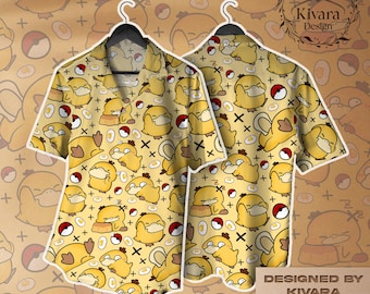 Chibi Duck Cute Hawaiian Shirt Short Game Gift