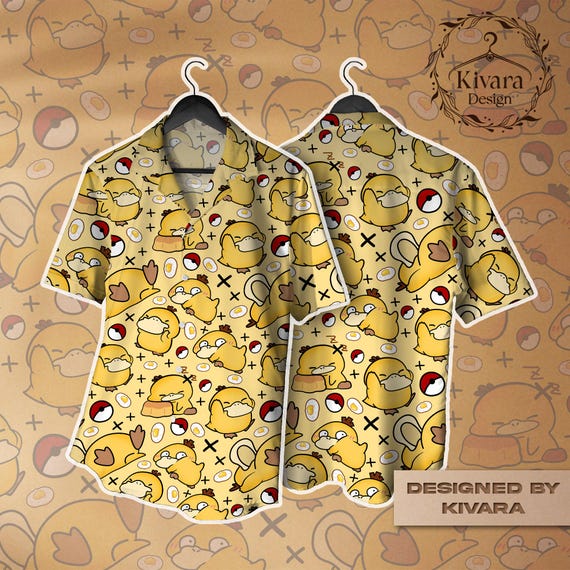 Chibi Duck Cute Hawaiian Shirt Short Game Gift - Etsy