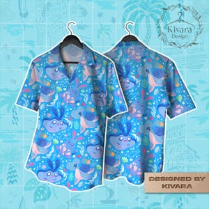 Water Type Hawaiian Shirt Waves Smile Vibes, Hawaii Shirt Shorts Video Game Gift