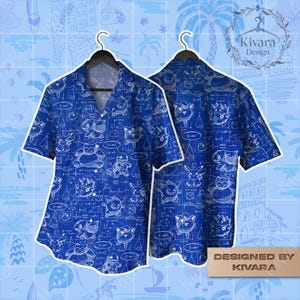 Chibi Geometry Hawaiian Shirt Cute Shirt Shorts Video Game Gift