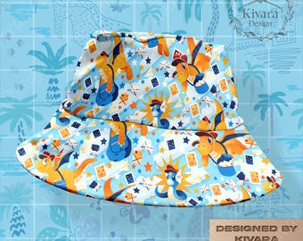 Dragon Cute Bucket Hat Delivered Hat Summer Hat Video Game Gift