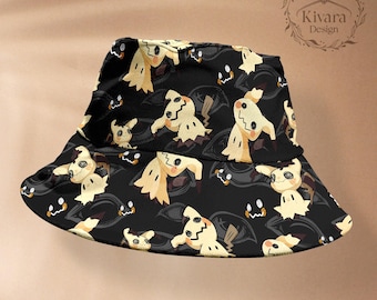 Shadow Cat Bucket Hat Summer Hat Video Game Gift