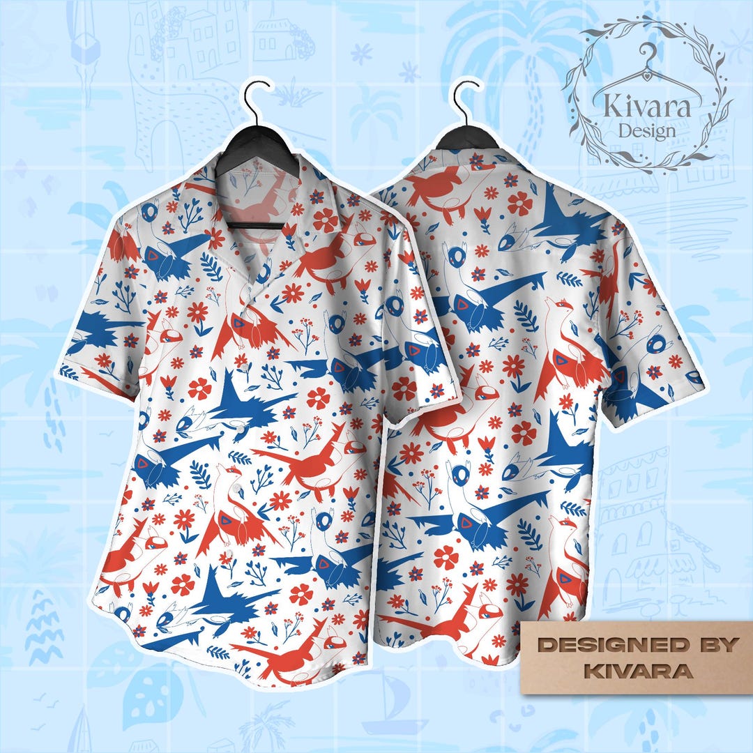 Latios Latias Hawaiian Set