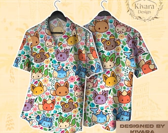 ブラッキー エーフィ Tシャツ「魔女と魔法使い」 // イーブイの進化