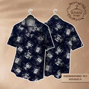 Pikachu Cosplay Magikarp Hawaiian Shirt Summer Shirt Aloha Shorts Video Game Gifts