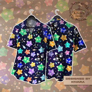Meteor Cute Hawaiian Shirt Summer Shirt Aloha Shorts Video Game Gift
