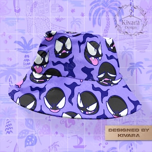 Shadow Ghost Bucket Hat Ghost Type Summer Hat Video Game Gift