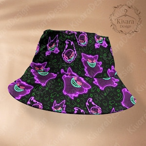 Shadow King Neon Bucket Hat Summer Hat Video Game Gift