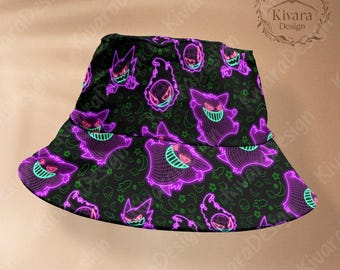 Shadow King Neon Bucket Hat Summer Hat Video Game Gift