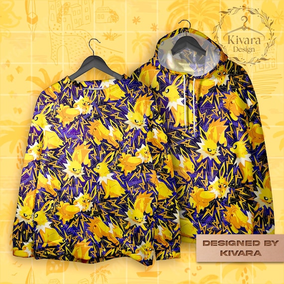 Jolteon Hoodie Sweatshirt Shockingly Cute, Seriously Cozy Shirt