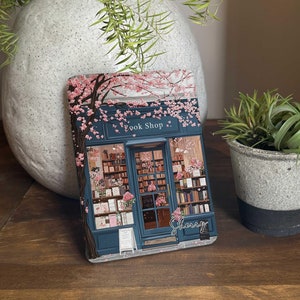 Personligt Kindle-fodral till bokhandeln, Paperwhite 12th 2024-fodral, magnetiskt Kindle Colorsoft-fodral, Paperwhite 6,8-tumsfodral, Sakura Tree Kobo-fodral